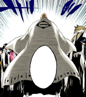 Byakuya attends a captains meeting.