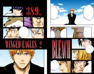 Lisa, her allies, and Ichigo on the cover of Chapter 389.