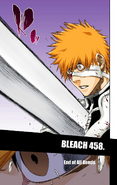 Ichigo on the cover of Chapter 458.