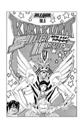 Don Kanonji, Karin, Jinta and Ururu on the cover of Chapter 88.5