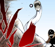 Aizen uses Fragor against Ichigo.