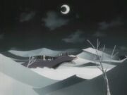 Bawabawa llevando a Ichigo y sus amigos