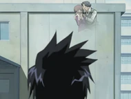 Tatsuki watches the Souls of two lovers.