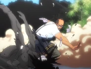 A Hollow is eliminated when Tessai uses Tesshō on it.