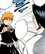 Ichigo identifies the Substitute Shinigami Badge he is carrying to Uryū.