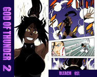 Yoruichi on the cover of Chapter 657.