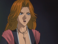 Rangiku reprimands Hinamori for her reckless actions.