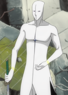 Aizen's first Hōgyoku transformation.