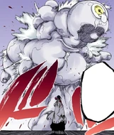 Mayuri watches as Pernida's clone self-destructs from growing too rampantly.