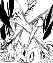 Byakuya menghancurkan mata Äs.