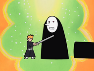 Ichigo explains his plan to defeat the Menos Grande.