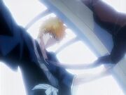 Grand Fisher daña gravemente a Ichigo