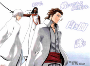 Gin, Aizen i Tōsen na okładce 247. rozdziału.