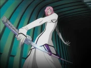 Fornicaras sous sa forme scellée : un katana.