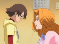 Rangiku questions Shōta's somber attitude.