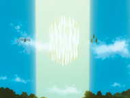 Ikkaku and the others watch as a Negación beam envelops Luppi.