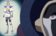 Mayuri envisions Uryū's rebuilt form.