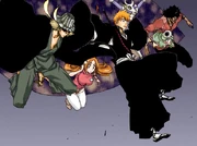 Le groupe d'Urahara et Ichigo se rend à Hueco Mundo pour enquêter