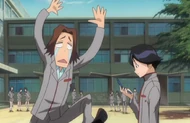 Keigo and Mizuiro learn Ichigo and Sado will be attending school with them.