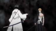 Unohana offers to restore Ichigo's Reiatsu.