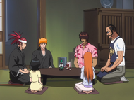 Orihime and he friends are informed of Yoshino and Uryū's disappearance.