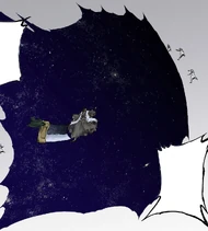 Multiple clones of Gremmy create a pocket of outer space around Kenpachi to kill him with something he cannot cut.