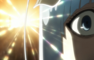 Giselle is confronted by Mayuri Kurotsuchi.