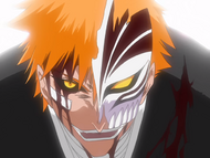 Zangetsu possessed Ichigo.