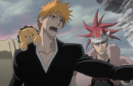 Ichigo tells Rukia she cannot give up being a Shinigami.