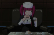 Riruka makan