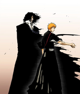 Zangetsu appears next to Ichigo.