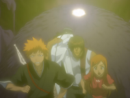 The Kōtotsu chases Ichigo and his friends.