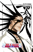 Kenpachi on the cover of Chapter 104.