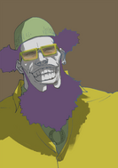 Driscoll in normal clothing, commemorating the release of episode 371.