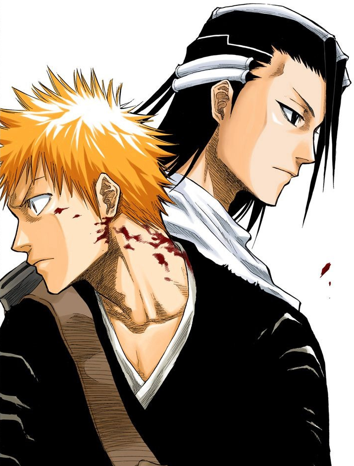 bleach byakuya and ichigo