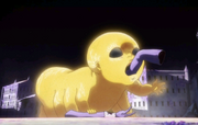 Pernida siendo tragado (anime)
