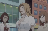 Rangiku reveals she sensed the Reiatsu of a Tōjū.