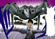 Hexapodus chases the 5 Year Old Ghost Boy.