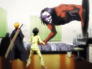 Acidwire enters Ichigo's bedroom.