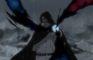 Yhwach steals Zanka no Tachi with his Medallion.