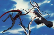 Kazeshini fights Hisagi