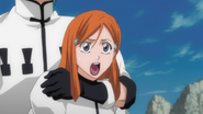 Orihime calls out to Nelliel.