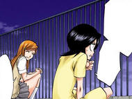 Rukia learns of Urahara's decision.