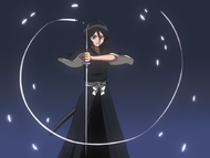 Rukia releases her Shikai, Sode no Shirayuki.