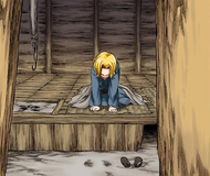 Rangiku is left alone after Gin departs.