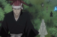 Renji apologizes for taking so long to arrive.