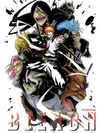 Nnoitra, his fellow Espada, and Ichigo on the cover of Chapter 270.