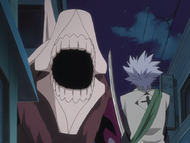 The Arrancar clone reveals himself and confronts Tōshirō Hitsugaya.
