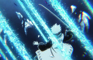 Hitsugaya has his Bankai stolen by Cang's Medallion.