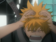 Ichigo agonizes over Kon ruining his reputation.